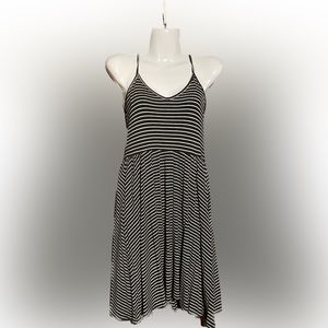 Small Black and white striped dress by SO
